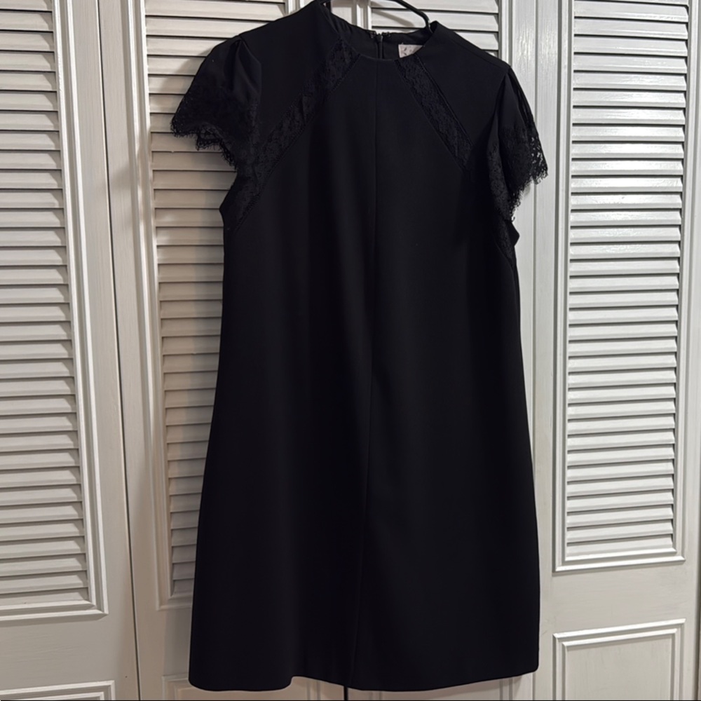 Black Dress with Lace Details